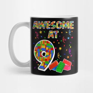 Birthday Gift For Kids 9 Years Old Building Blocks Mug